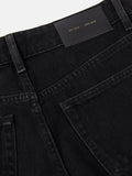 Delmont Cropped Tapered Jean | Washed Black