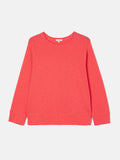 Cotton Luxe Raglan Tee | Coral