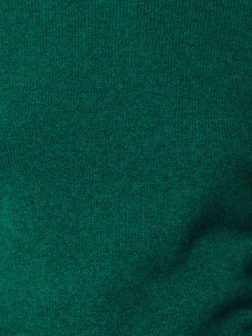 Compact Wool Cashmere Blend Jumper | Sherwood Green