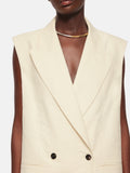 Roksanda Sleeveless Blazer | Cream