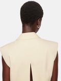 Roksanda Sleeveless Blazer | Cream