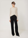 Crepe Ponte Jersey Blake Trouser | Black