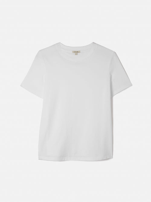 Supima Cotton Crew Neck Tee | White