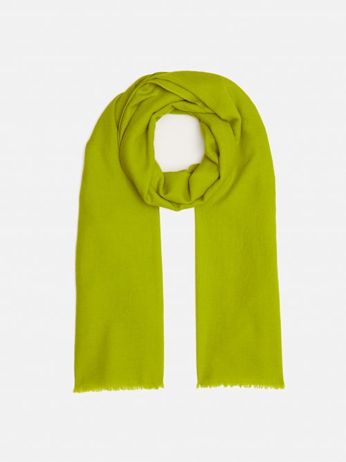 Wool Silk Pashmina | Lime