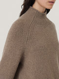 Wool Blend Snowdon Jumper | Taupe