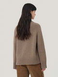 Wool Blend Snowdon Jumper | Taupe