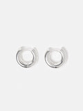 Chubby Hoop Earrings | Silver