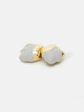 Textured Enamel Earring | Gold