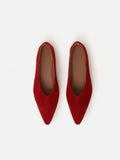 Linnie Flat Pointed Ballerina | Red