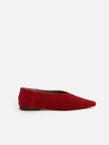 Linnie Flat Pointed Ballerina | Red