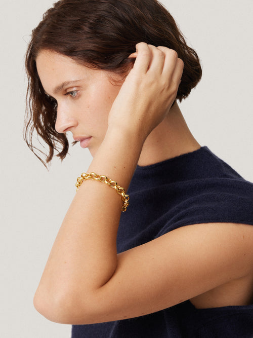 Belcher Chain Bracelet | Gold