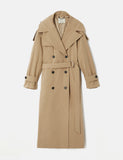 Nelson Cotton Trench Coat | Stone